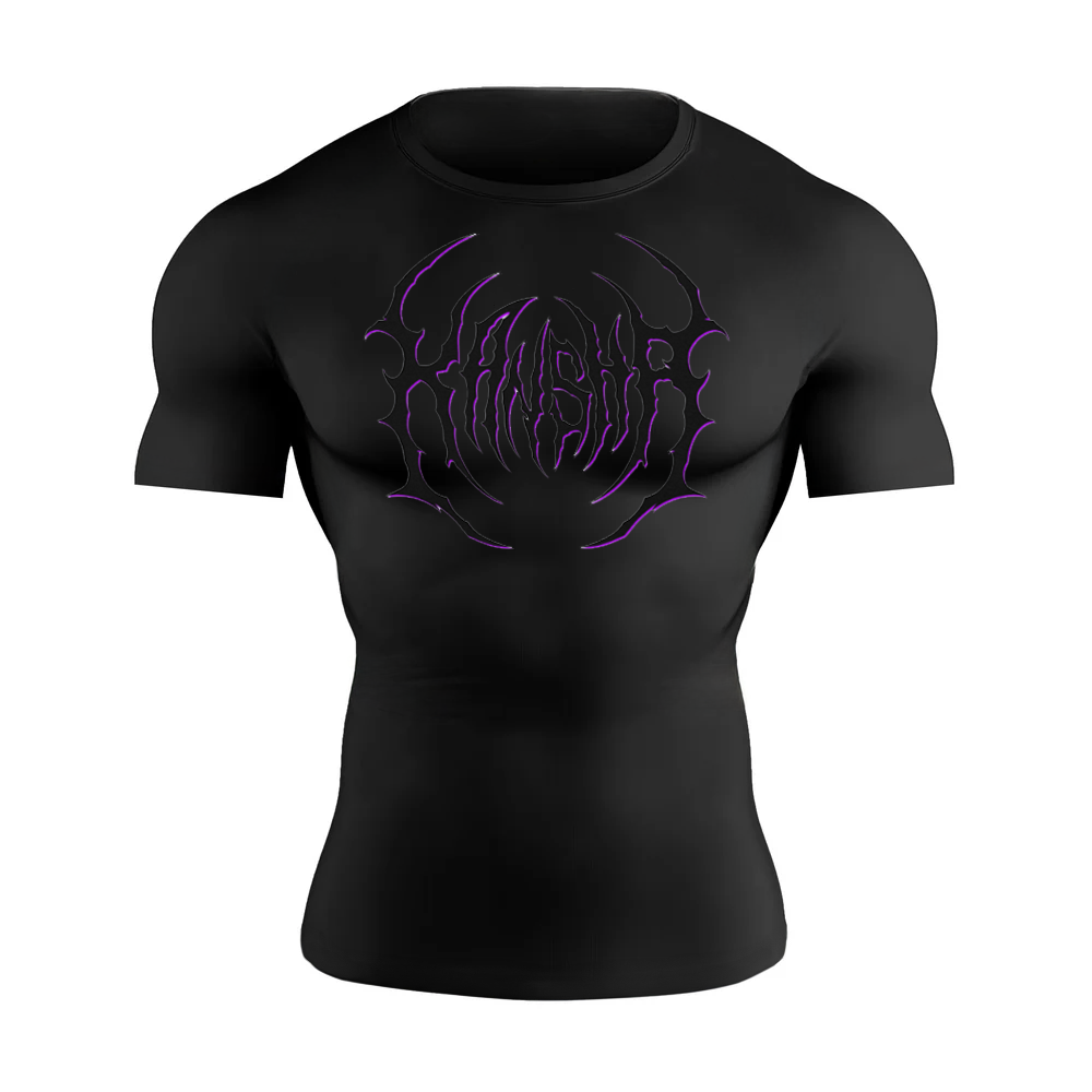 Purple Villain Compression Shirt