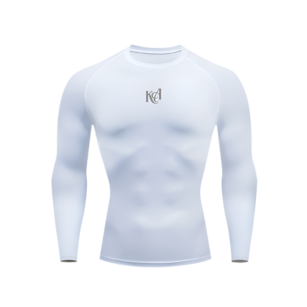 KANSHA BASIC COMPRESSION LONGSLEEVE WHITE