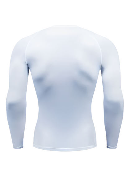 KANSHA BASIC COMPRESSION LONGSLEEVE WHITE