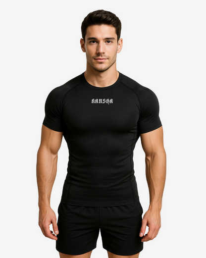 Vanguard black compression shirt