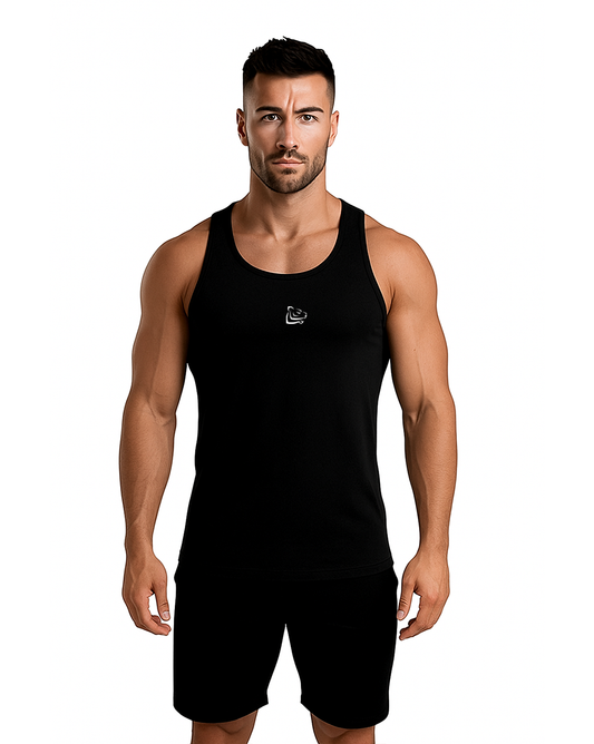 KANSHA CLASSIC BLACK TANK TOP