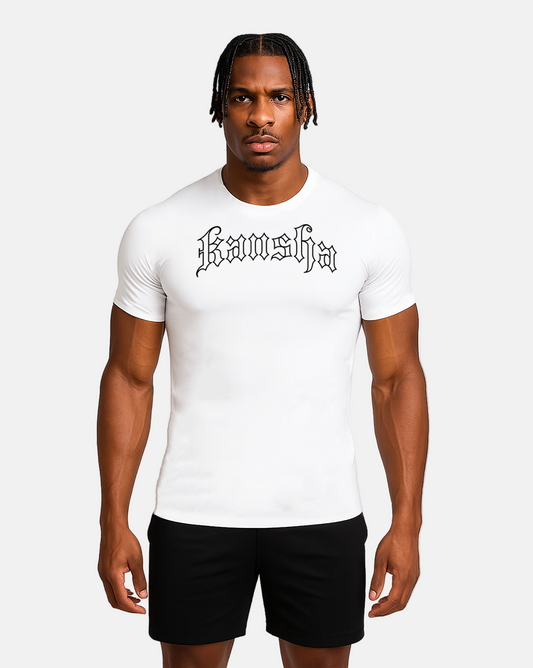 White Relentless Compression Shirt